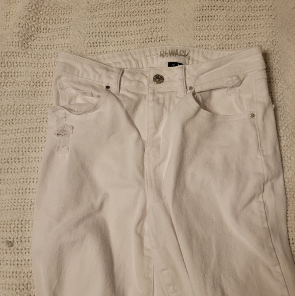 REWASH WHITE DENIM JEANS - Picture 4 of 10